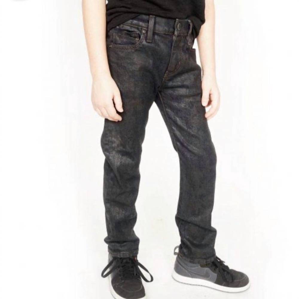 NEW CULT OF INDIVIDUALITY kid's cult rogue slim straight stretch denim jeans in